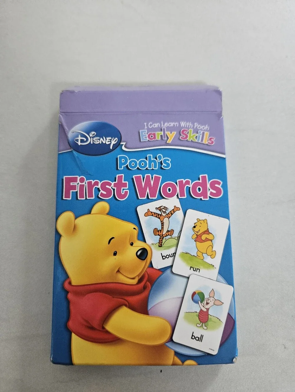 Disney Pooh First Words Flash Cards - Purple, Blue, Yellow, Red